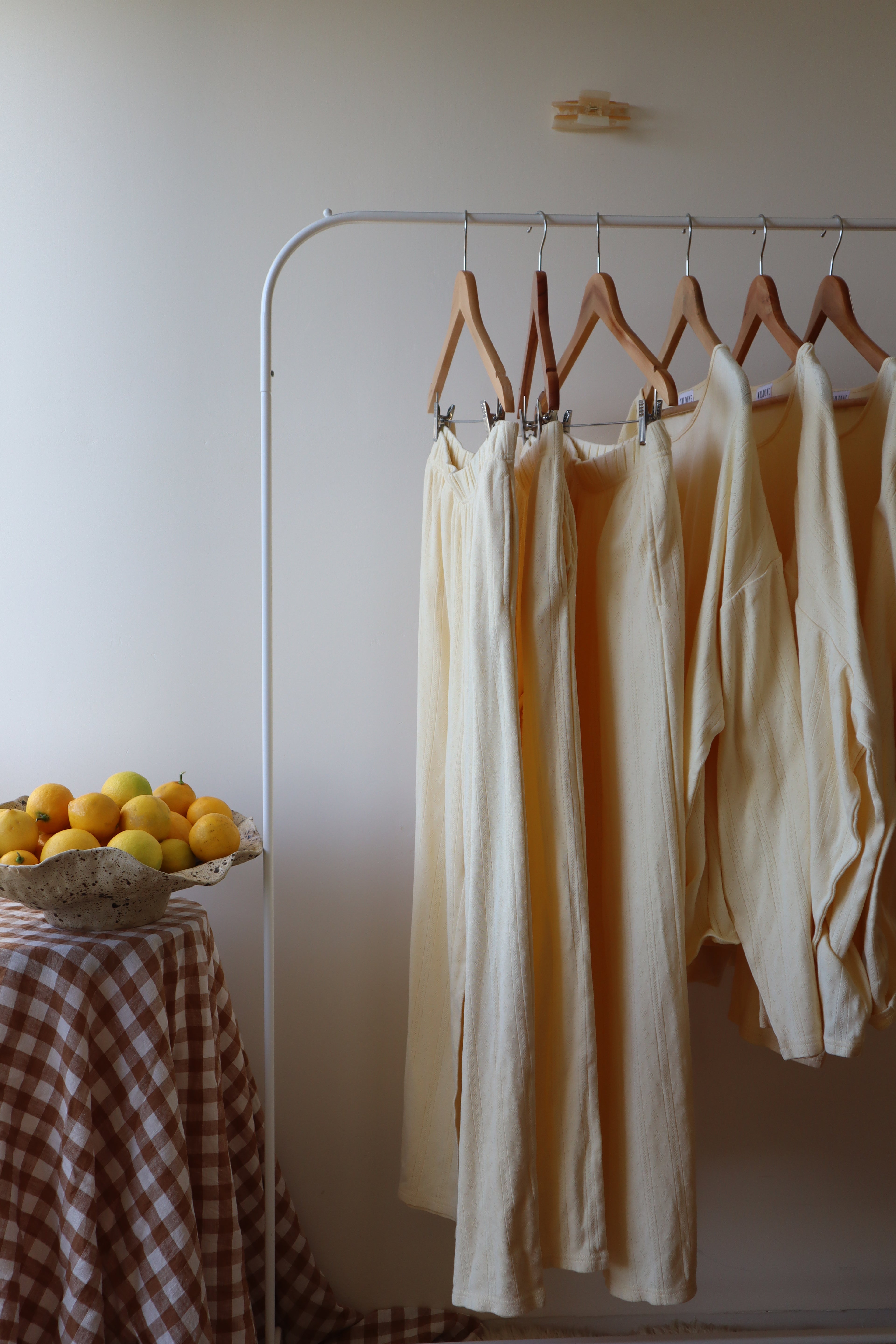 Lola Pyjama Set, Lemon