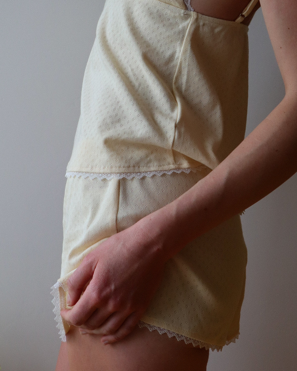 Andie Pyjama Set, Pale Yellow