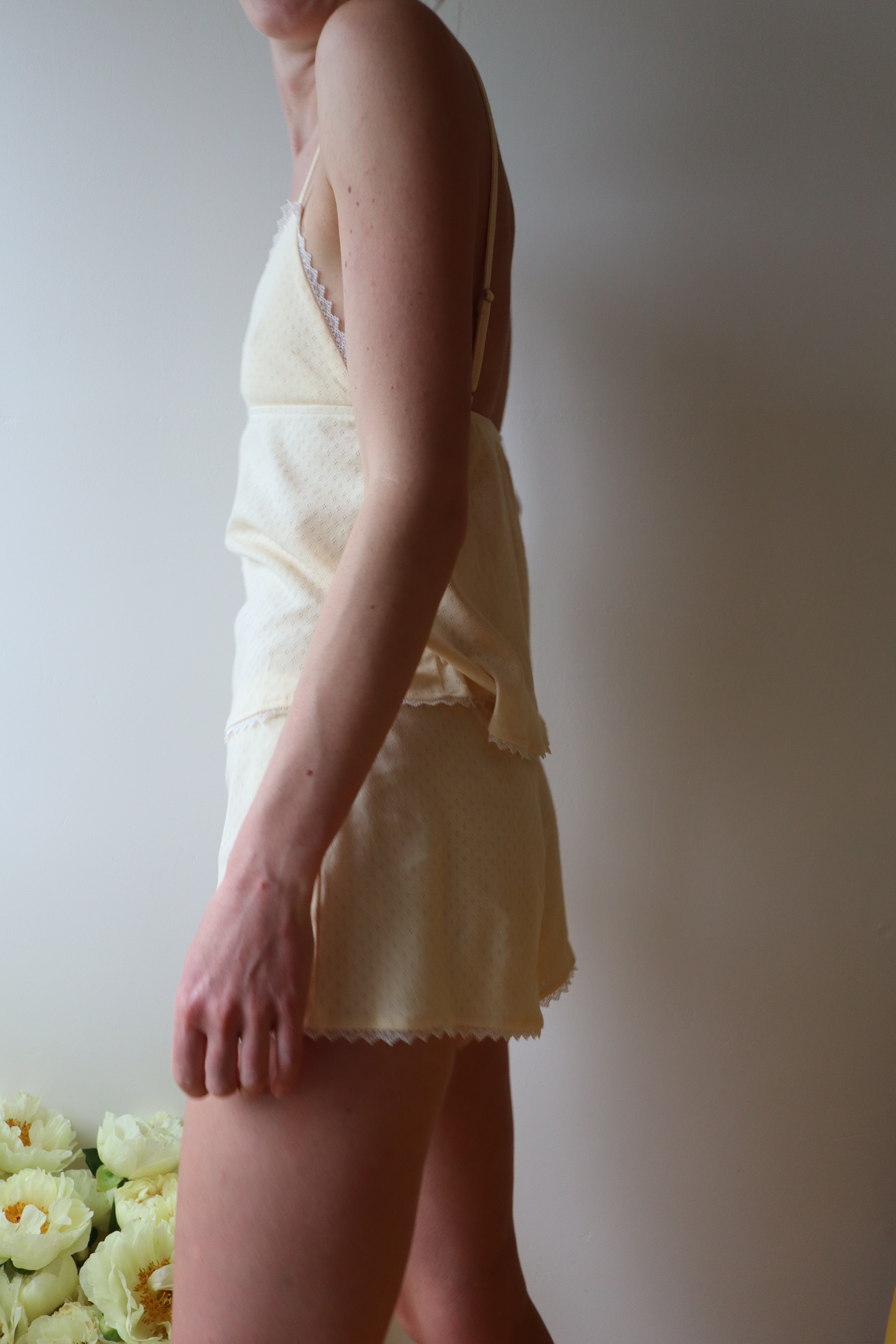 Andie Pyjama Set, Pale Yellow