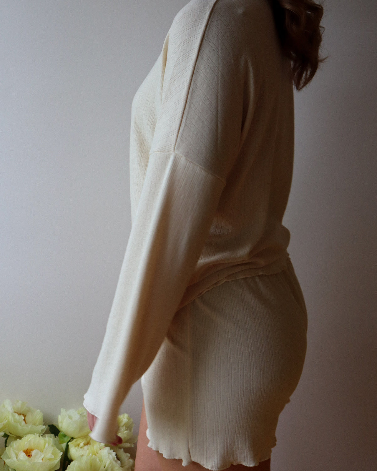 Veronica Pyjama Set, Pale Yellow