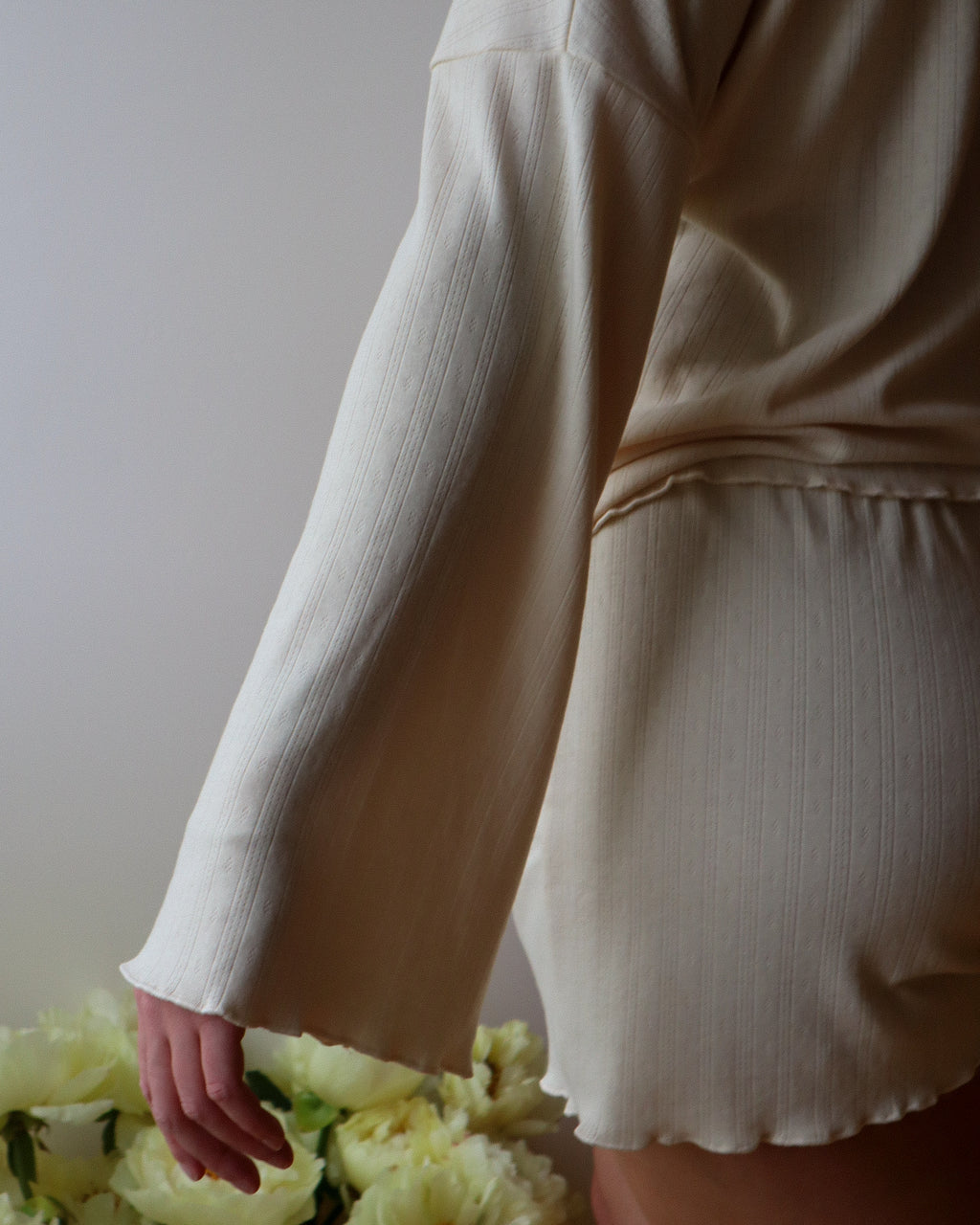 Veronica Pyjama Set, Pale Yellow