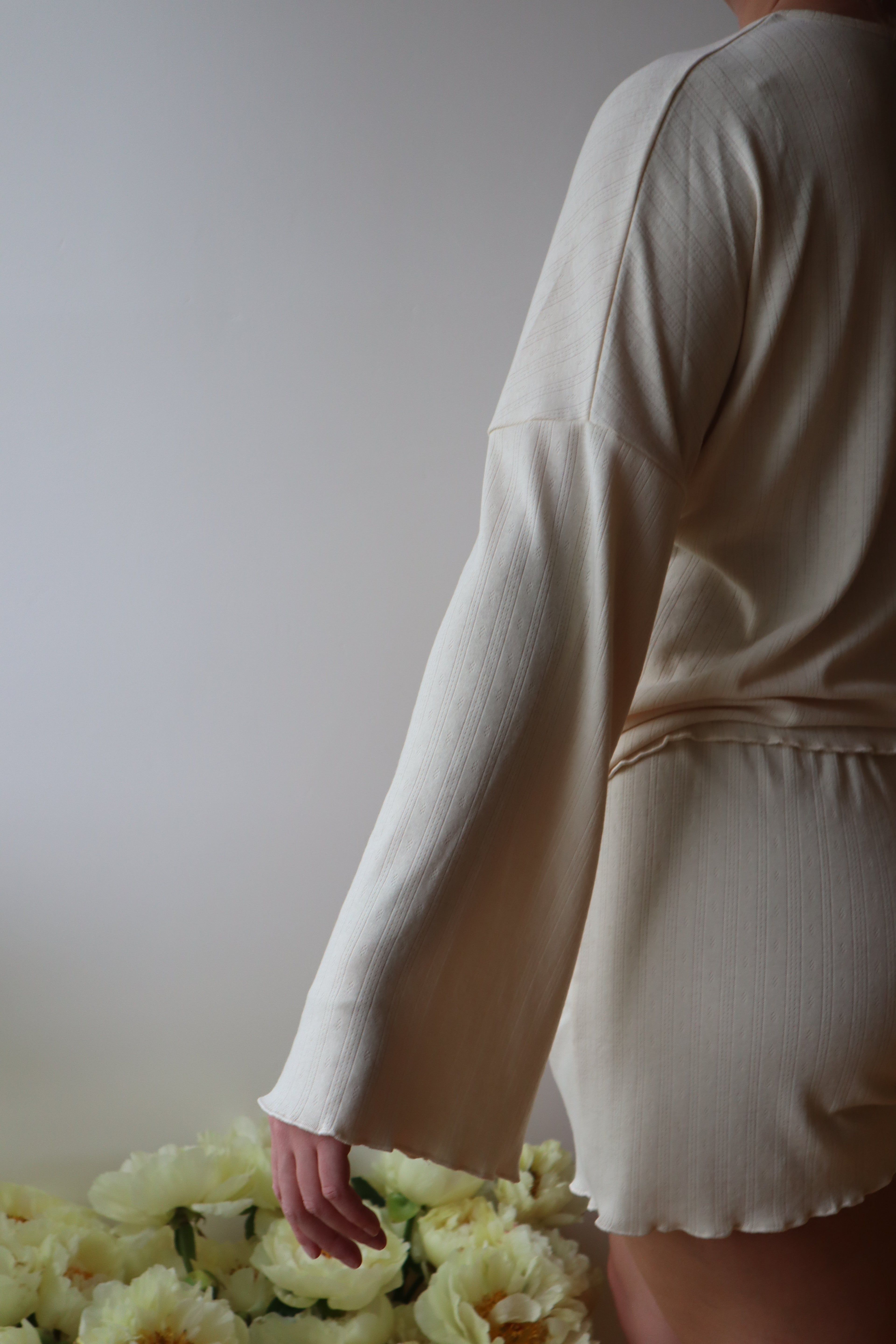 Veronica Pyjama Set, Pale Yellow