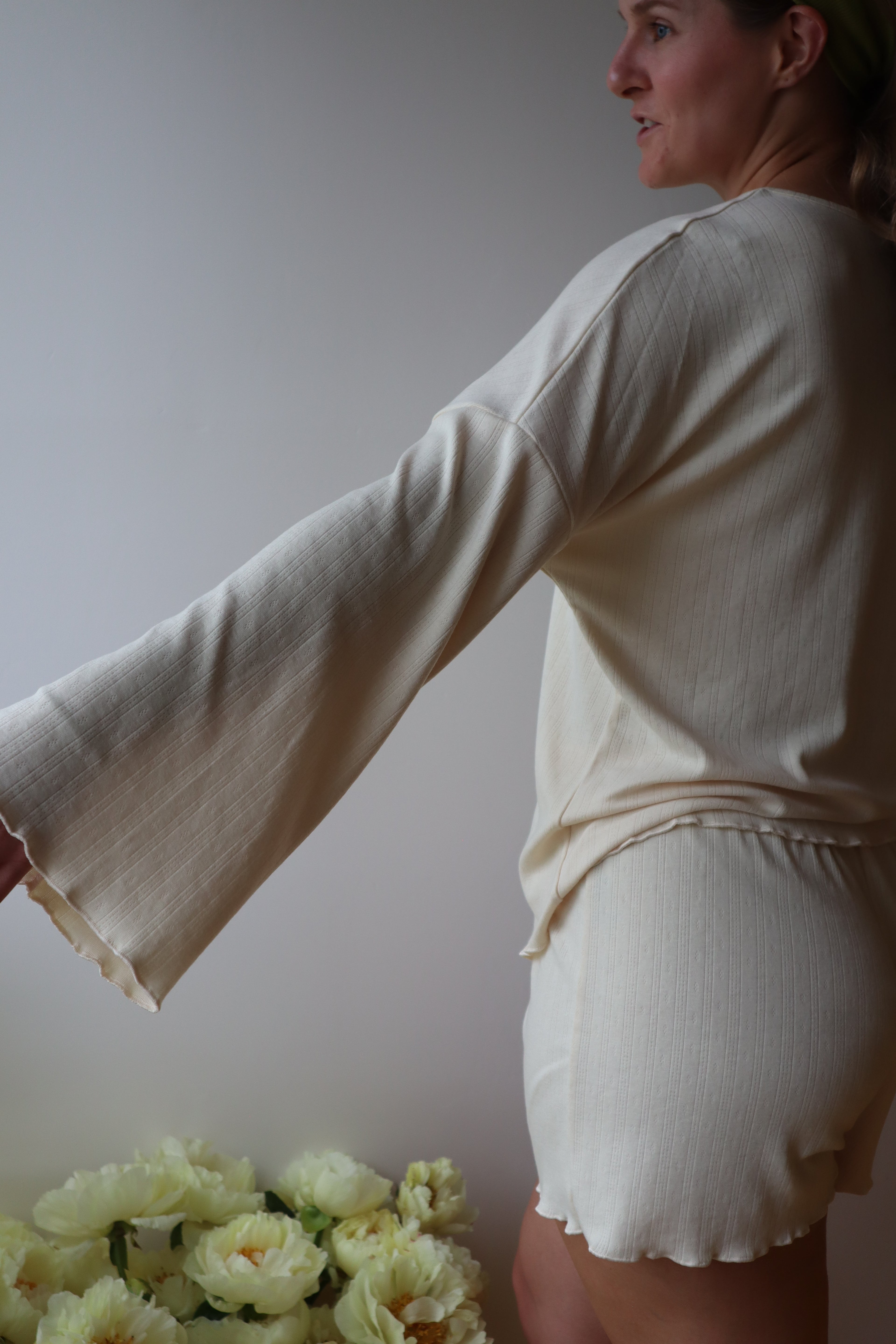 Veronica Pyjama Set, Pale Yellow