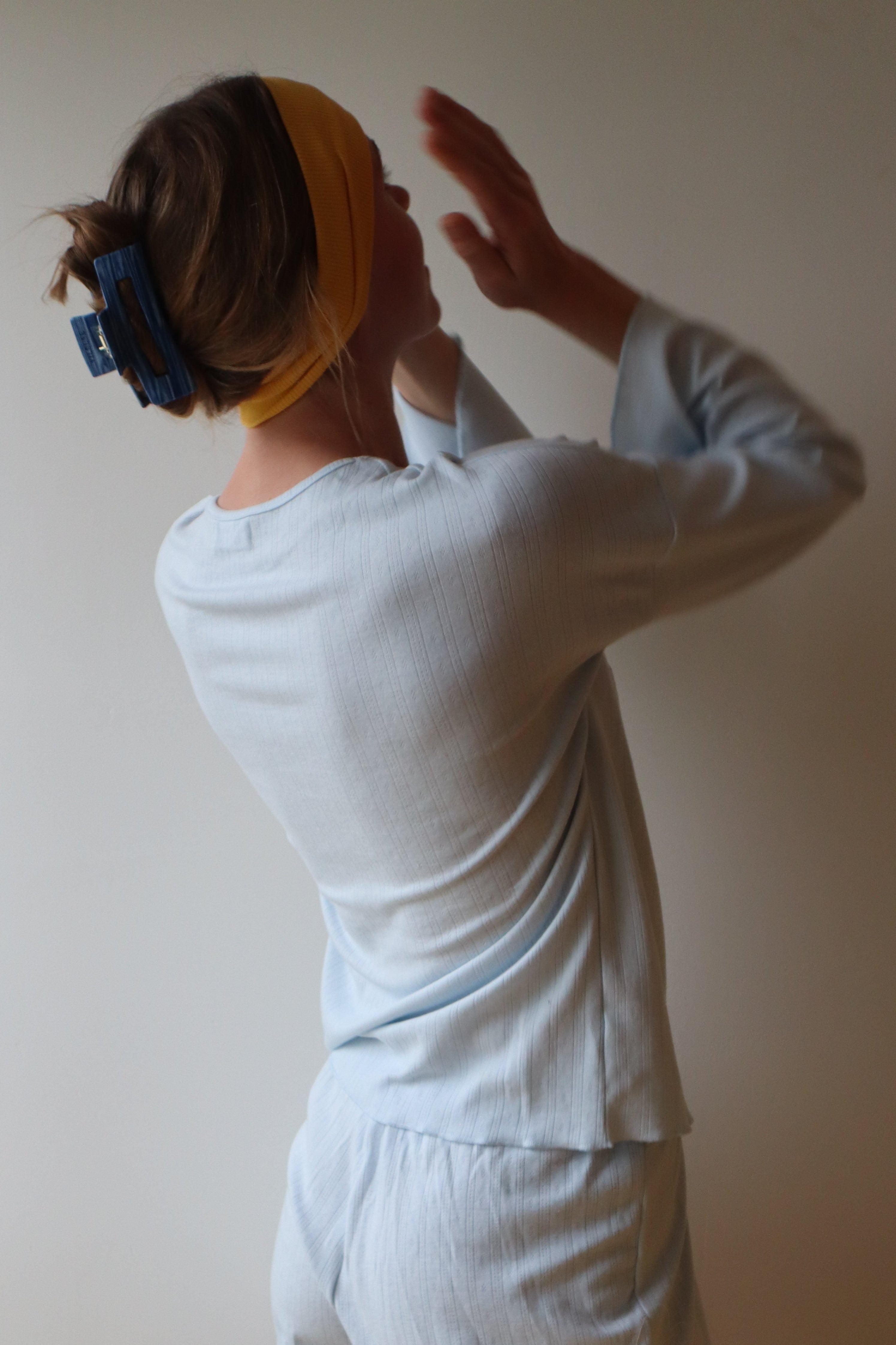 Veronica Pyjama Set, Pale Blue