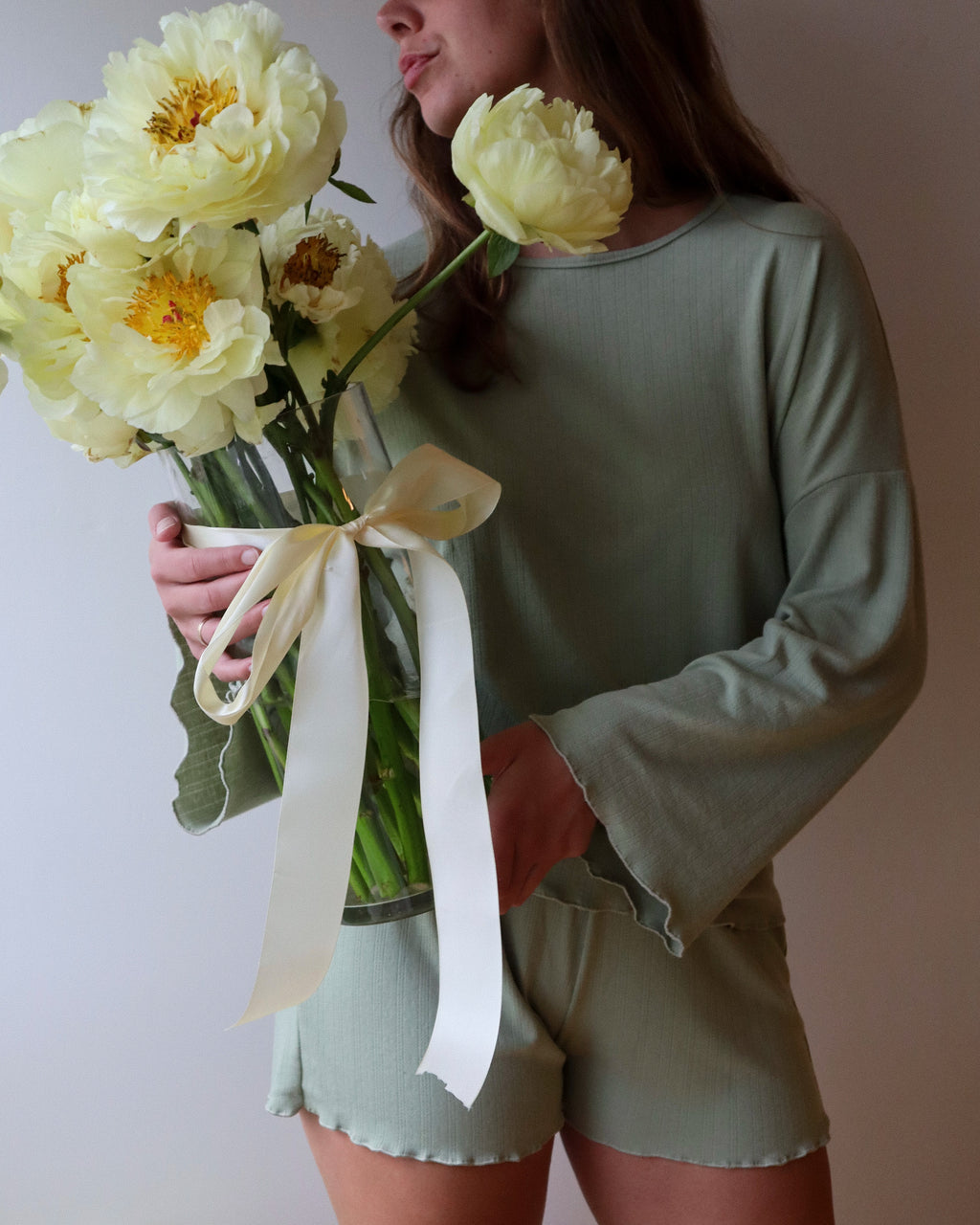 Veronica Pyjama Set, Green