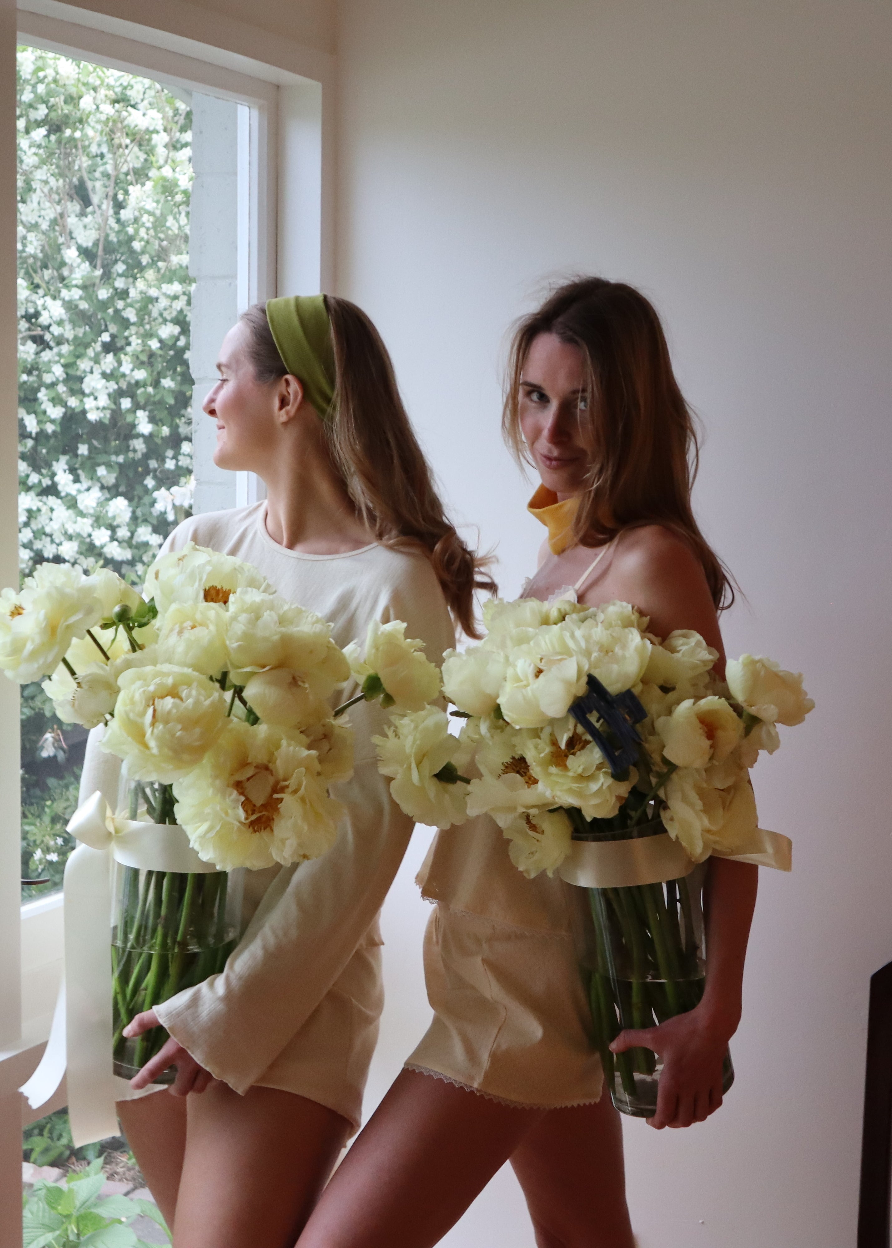 Andie Pyjama Set, Pale Yellow