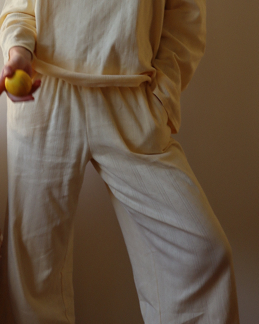 Lola Pyjama Pants, Lemon