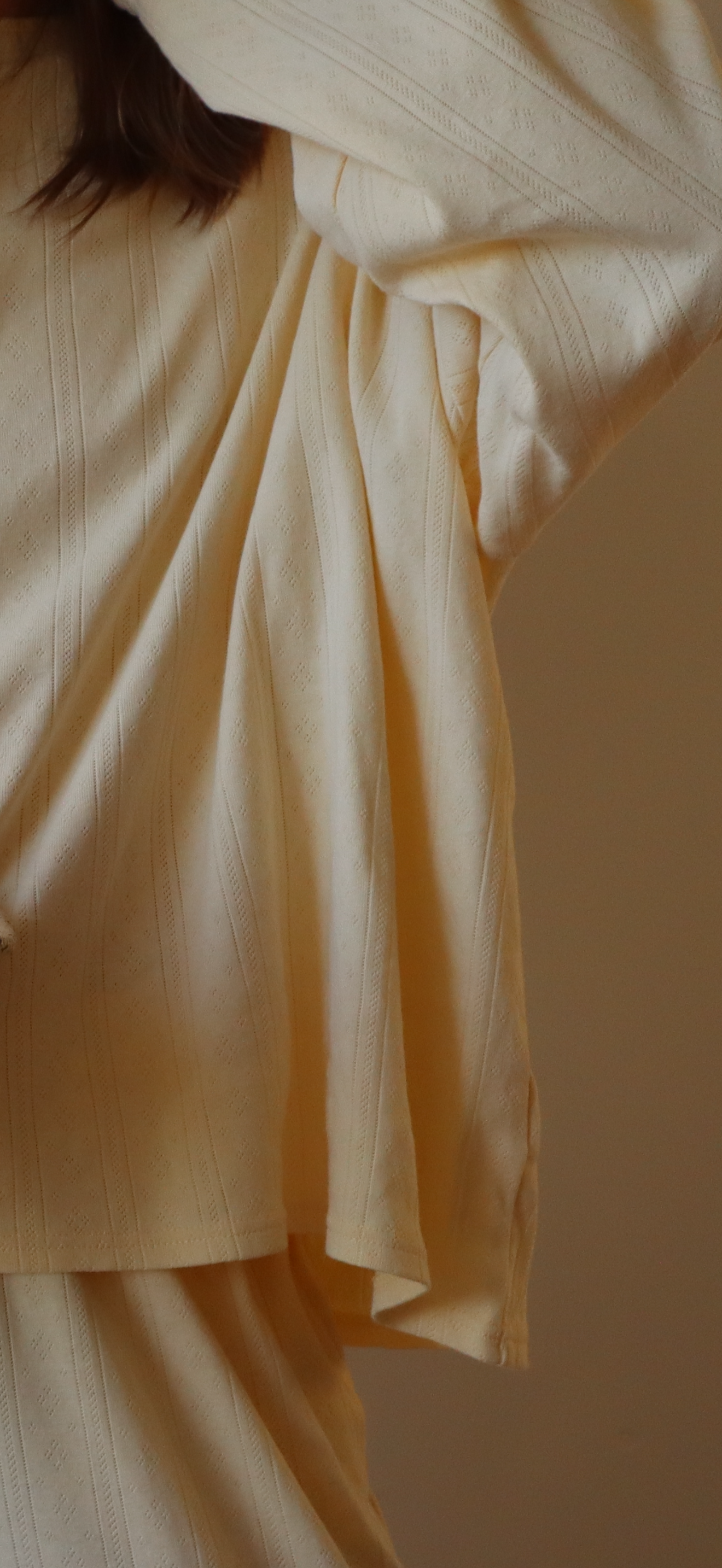 Lola Pyjama Top, Lemon