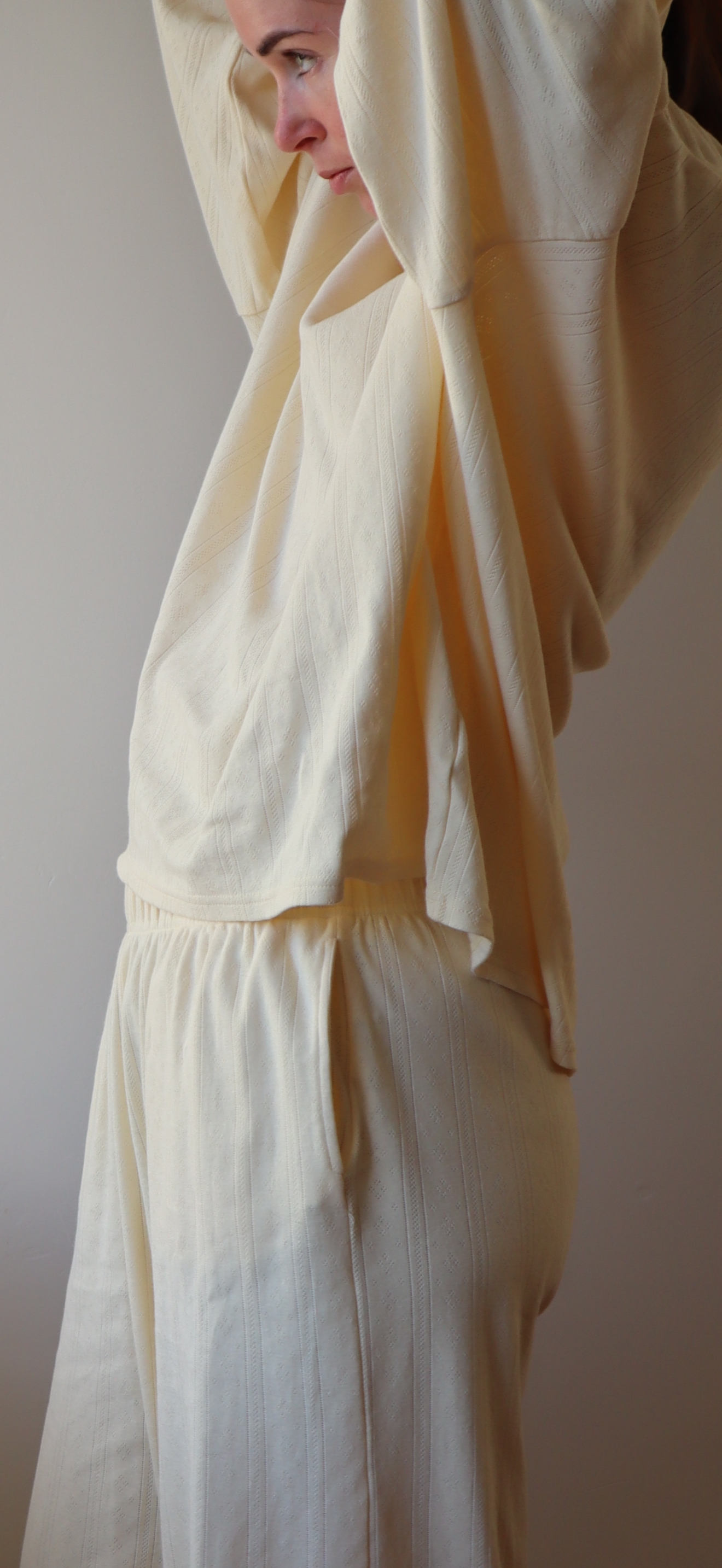 Lola Pyjama Top, Lemon