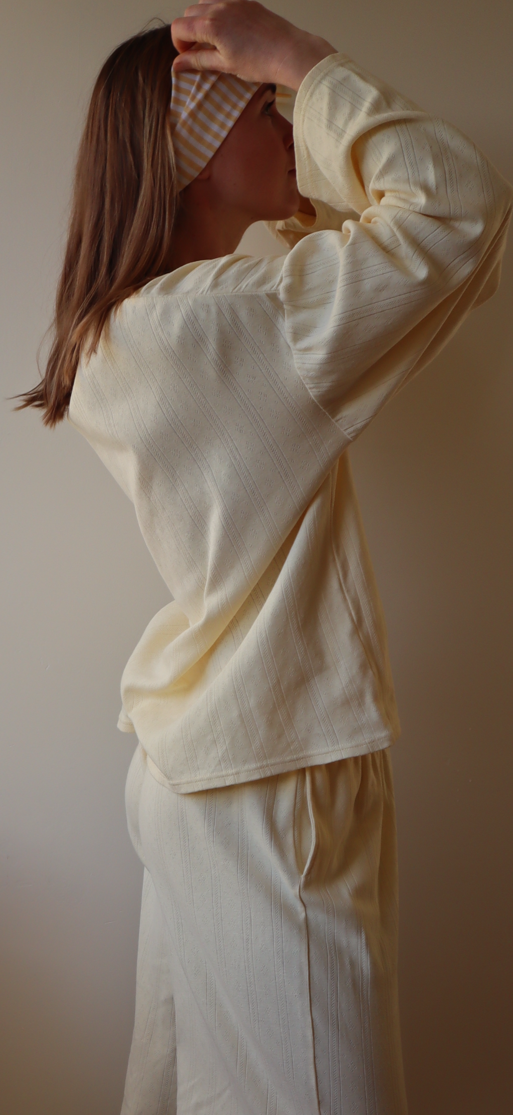 Lola Pyjama Top, Lemon