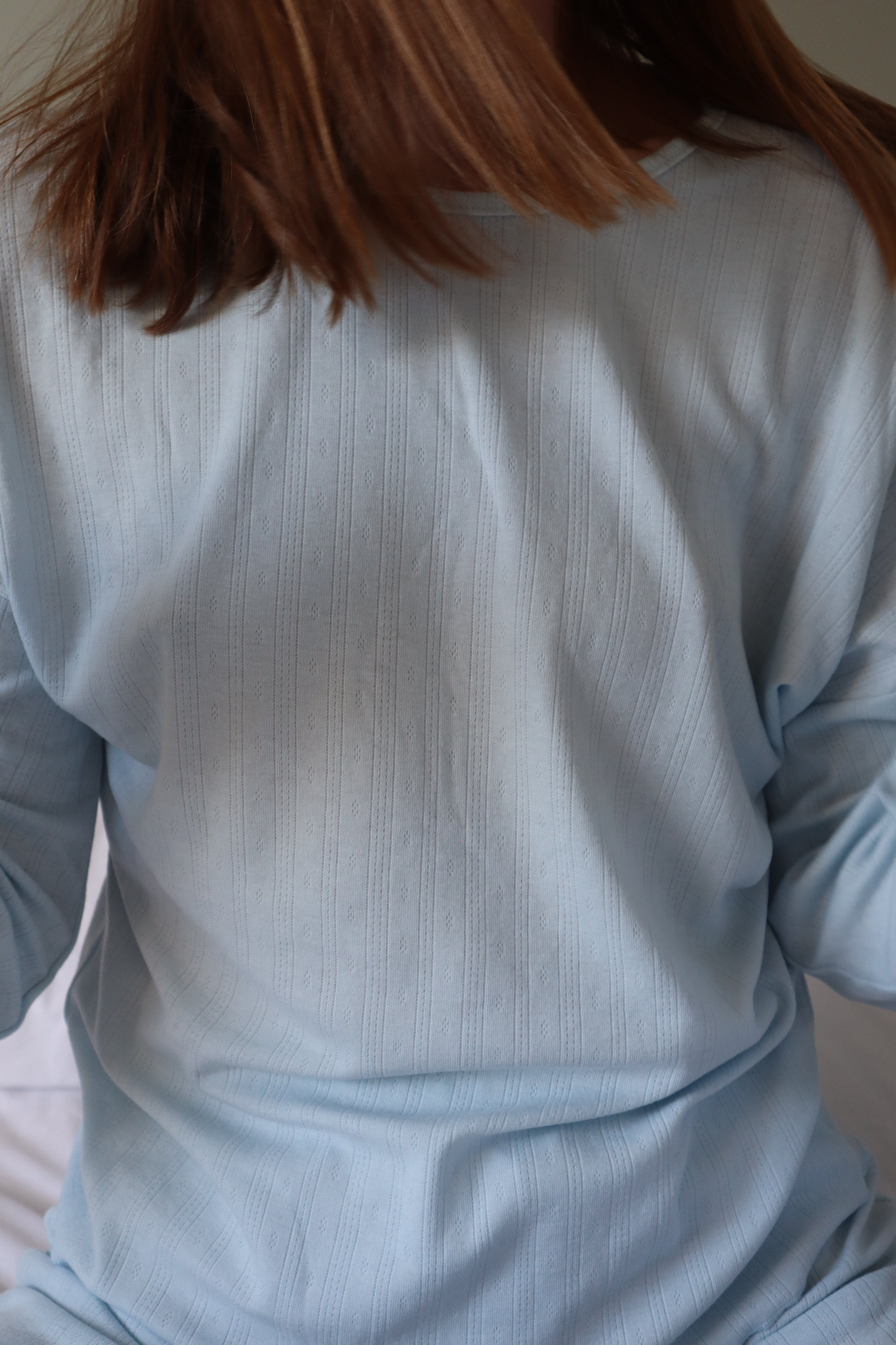 Veronica Pyjama Set, Pale Blue