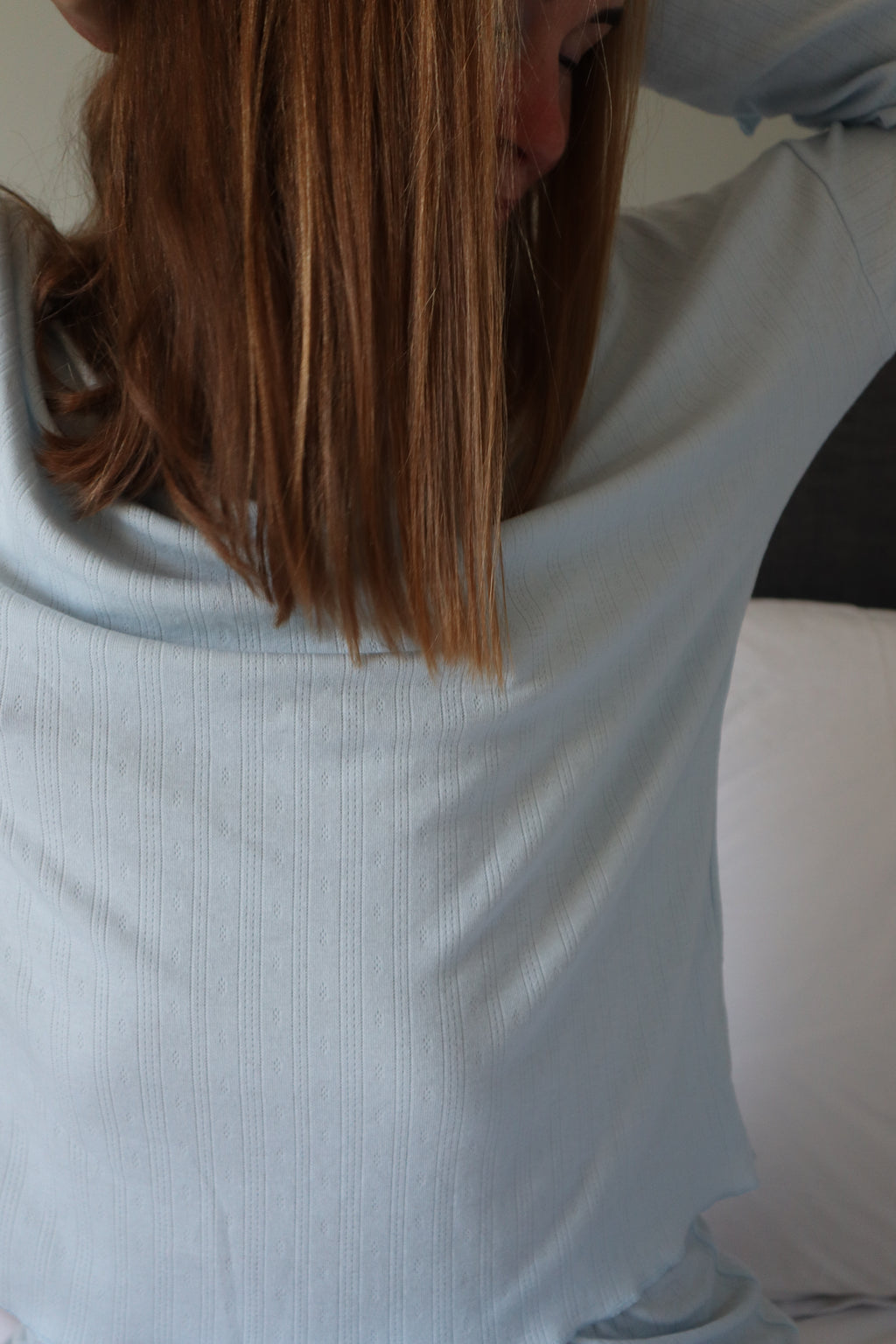 Veronica Pyjama Set, Pale Blue