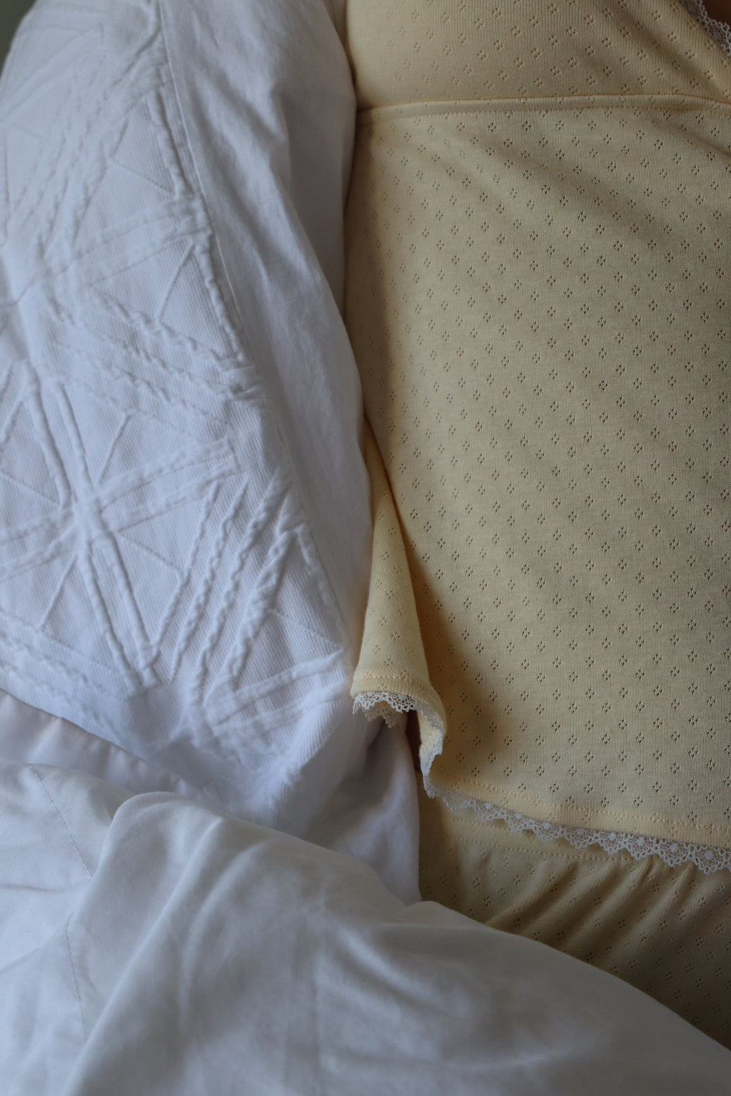 Andie Pyjama Set, Pale Yellow