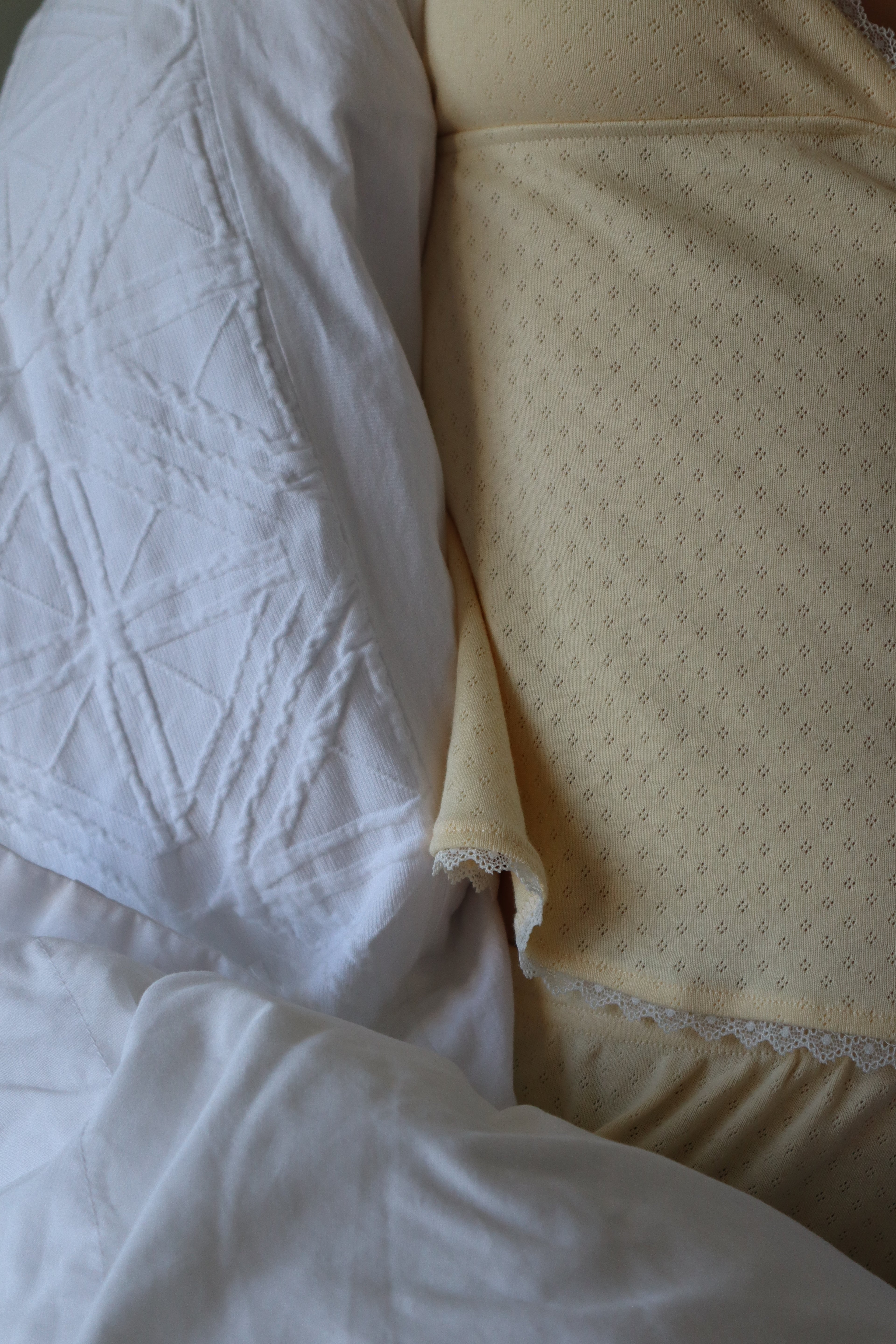 Andie Pyjama Set, Pale Yellow