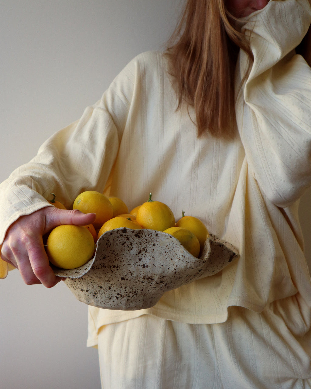 Lola Pyjama Top, Lemon
