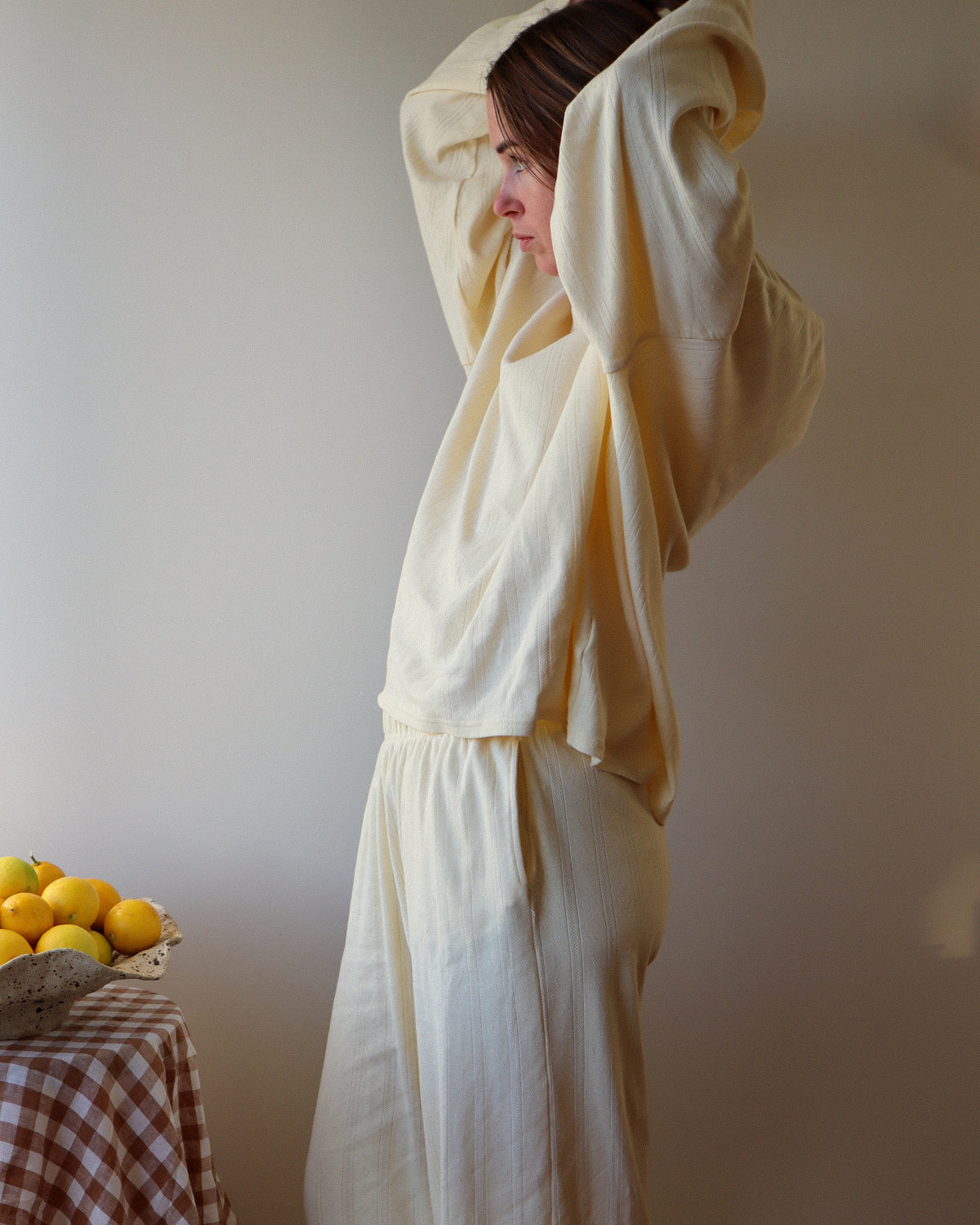 Lola Pyjama Set, Lemon