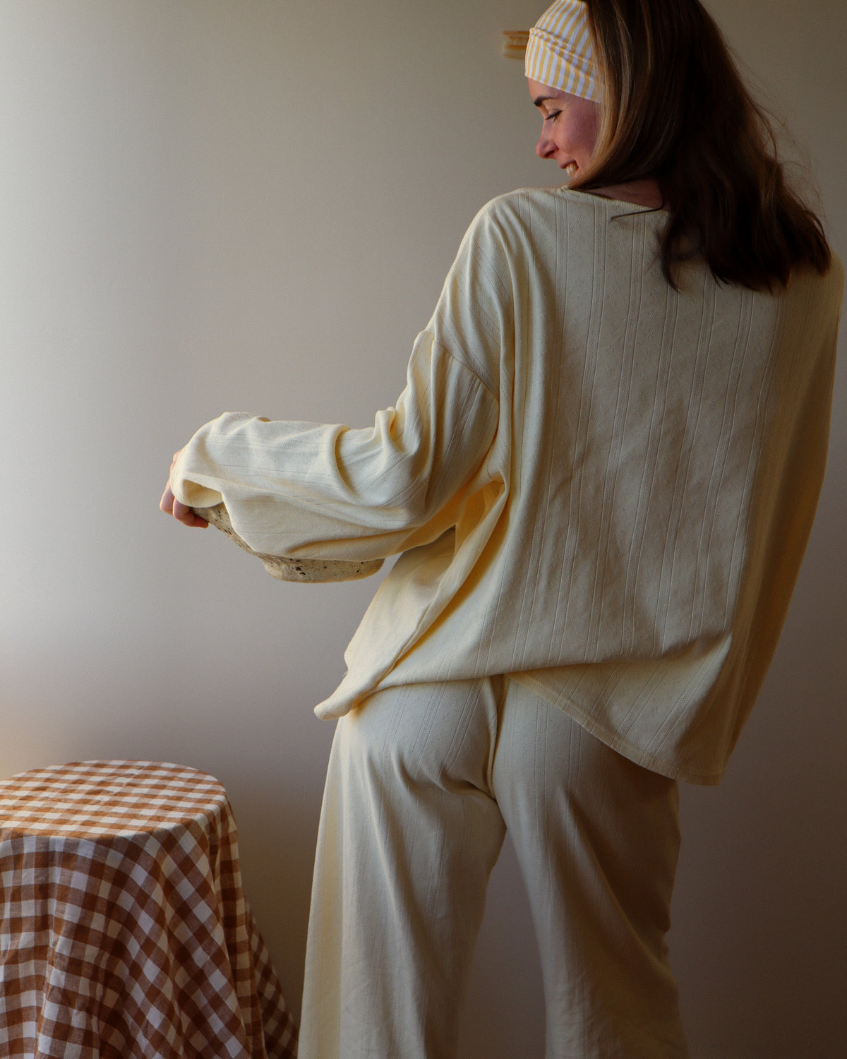 Lola Pyjama Pants, Lemon